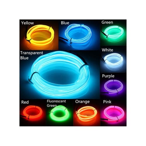 Fir cu  neon PREMIUM 12V  lungime 1 metru Cod: ELW-1M