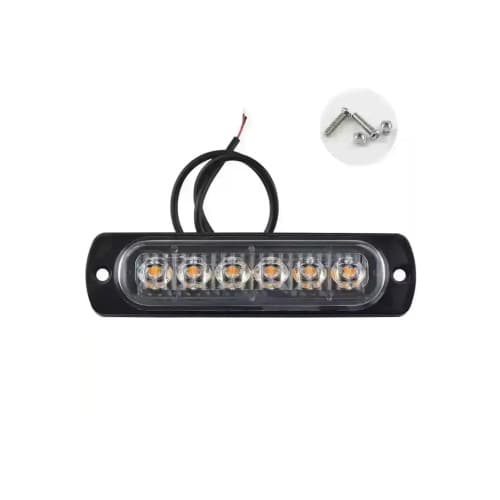 Lampa led stroboscopica profesionala 12-24v 6 leduri cu multiple jocuri de lumini diverse culori Cod: PZ-106T 2