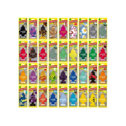 Set 3 odorizanti braduti Wunder-Baum auto diverse esente