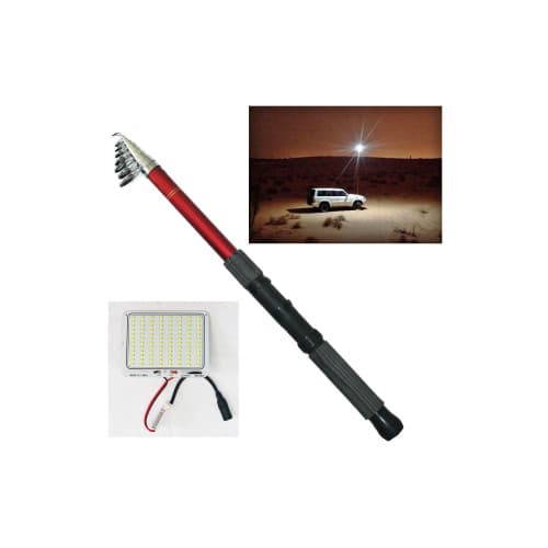 Lampa LED extensibila 4.5m, 200w 15000lm, lumina alba 6000k si telecomanda