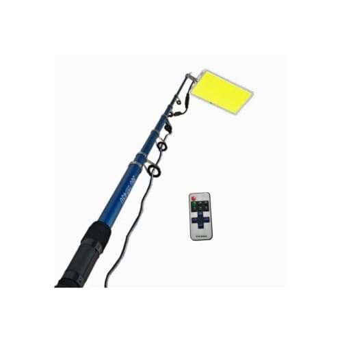 Lampa LED extensibila 4.5m, 200w 15000lm, lumina alba 6000k si telecomanda 2