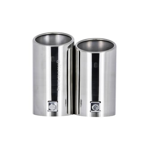 Ornament toba esapament dublu inox 76mm compatibil Audi Volkswagen Skoda Seat Cod: LIH1
