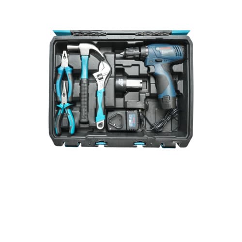 Masina de gaurit si insurubat profesionala 18V cu 2 acumulatori si set 49 piese Cod: DISTN84 4