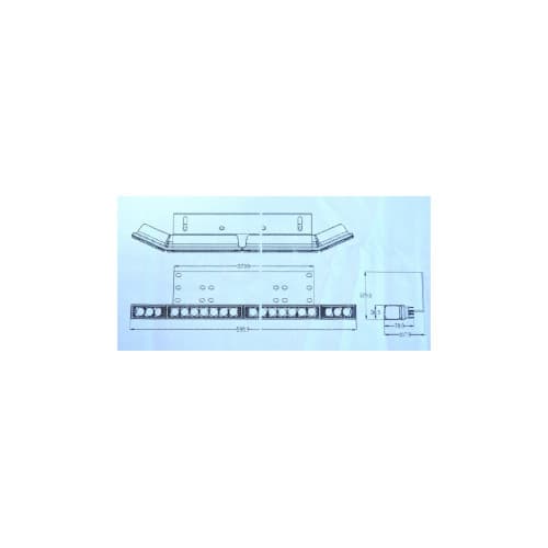 Proiector LED cu suport metalic - Model: HG-116  12-24V 2