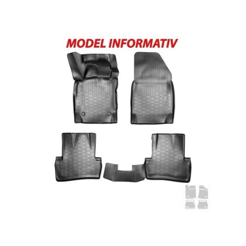 Covoare cauciuc tavita compatibile Skoda Rapid 2013-> Cod: 3D 61603​​​ / A10