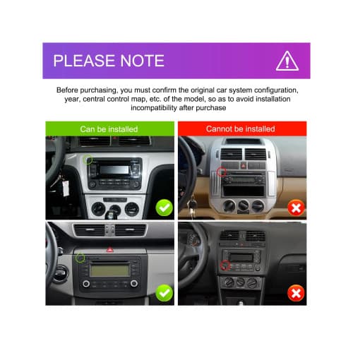Navigatie Android 7 inch 4GB+64GB CarPlay Android Auto GPS WIFI compatibila Volkswagen  Seat Skoda  Cod: A3822 4