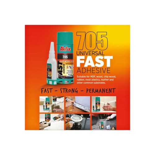 Spray adeziv universal cu Intarire Rapida, Akfix 705  400 ml 2