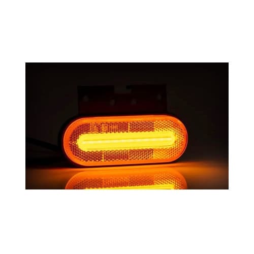 Lampa gabarit 124x51 LED galbena cu suport 12-36V Fristom Cod: FT-070Z+K 3
