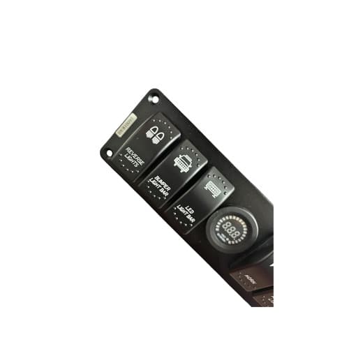 Panou cu 6 intrerupatoare tip Rocket   voltmetru  si USB 4.2A  Cod: YJ-SPA024-6 2