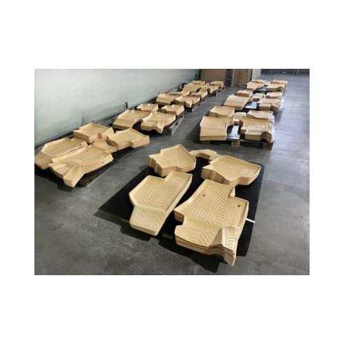 Covoare cauciuc tavita compatibile Bej BMW Seria 7 E38 scurt 1994-2001 Cod: 2D 62407B / A10 2