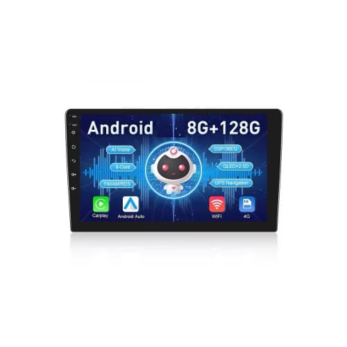 Navigatie Android auto 9 inch 8GB RAM 128GB QLED DSP CarPlay Android Auto 4G GPS Cod: A2423F3