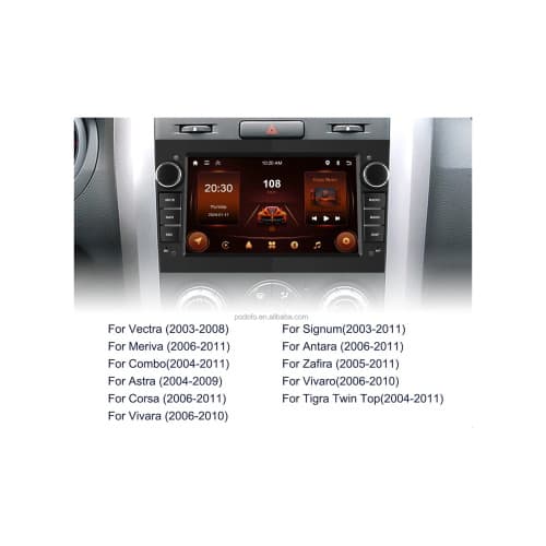 Navigatie Android 7 inch compatibila  Opel 2GB 64GB CarPlay Android Auto GPS WiFi Cod: A3702BK 4