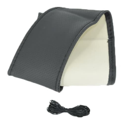 Husa volan imitatie piele  K95LUX  LATA 11.5cm marimea XXL cu ac si ata culoare negru