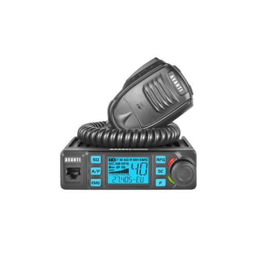 Statie CB auto Avanti Delta PRO AM FM 4W 40 canale cu ASQ VOX si alimentare 12 24V  