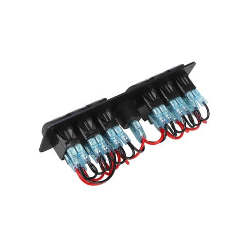 Panou cu 6 întrerupătoare și voltmetru Cod: SP09 4