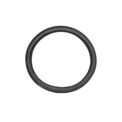 Husa volan imitatie piele marime M diametru 37-38 cm negru Cod: WK-1009