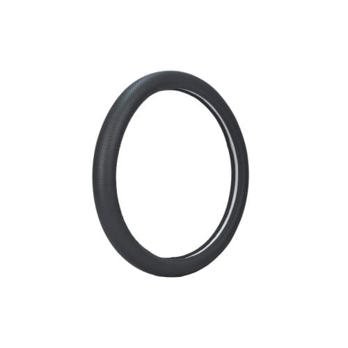 Husa volan imitatie piele cu gaurele marime M diametru 37-38 cm negru Cod: WK-1005