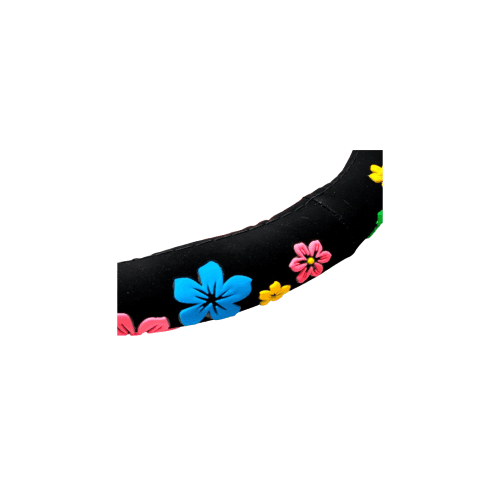 Husa volan din catifea cu aplicatii flori Cod: XSH5021 2