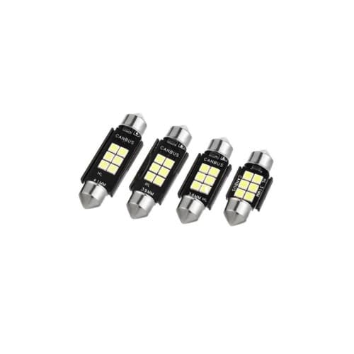 Bec sofit 39mm 6SMD 3030 12V  Canbus 300 lumen Lumina alba Cod: HH033 2