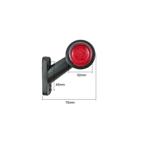 Lampa gabarit cu brat 12 LED SMD Alb - Rosu  12V-24V  Cod: FR-0107 3