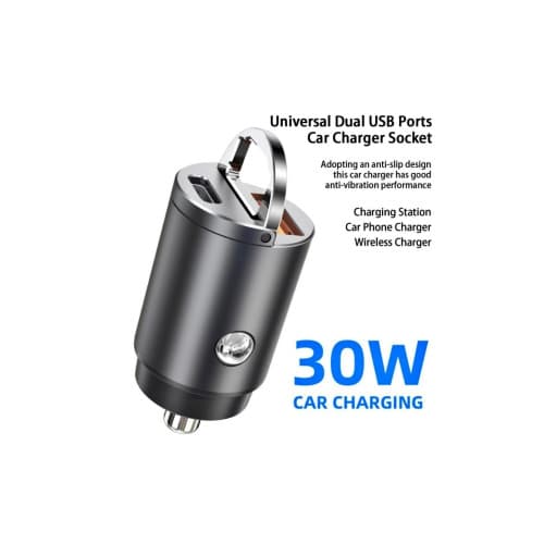 Mufa incaricator auto mini cu Quick Charge USB QC4.0 100W si PD30W  Cod: A088 / 100W 3