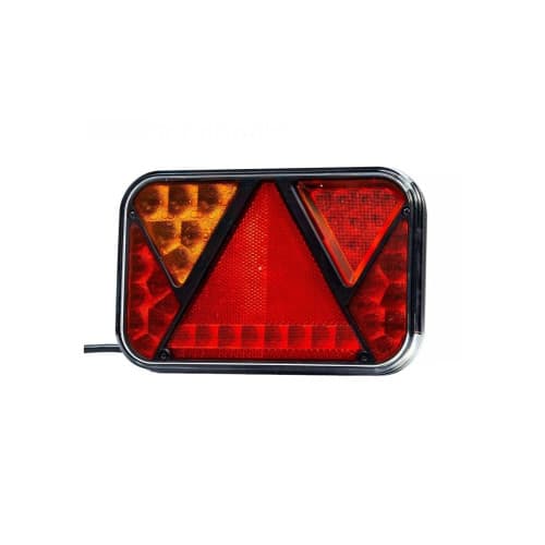 Lampa spate 200x130, LED, 5 functii, cu ceata, Fristom Cod: FT-270 L NT PM