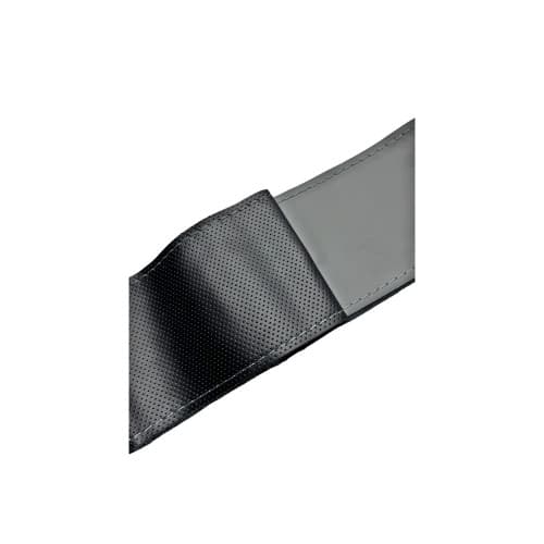 Husa volan piele cu gaurele   marimea M culoare gri si negru Cod: 4C388 2