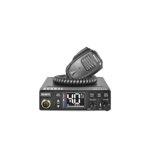 Statie CB auto Avanti Mario AM FM PA 4W cu ASQ si alimentare 12 24V 