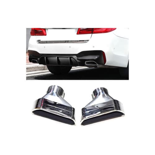 Ornament de toba compatibil BMW Seria 5 G30-Argintiu  Cod:D047SL 2