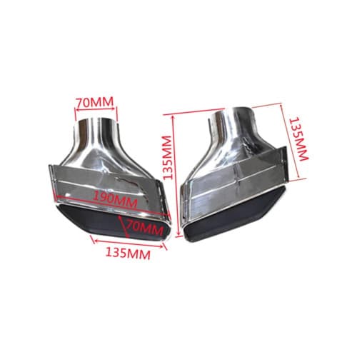 Ornament de toba compatibil BMW Seria 5 G30-Argintiu  Cod:D047SL 3