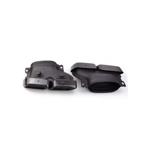 Ornament de toba compatibil Mercedes AMG GLC , GLE, Clasa C W205 W206,Clasa E,Clasa S -Carbon Lucios Cod:TY-H107 2