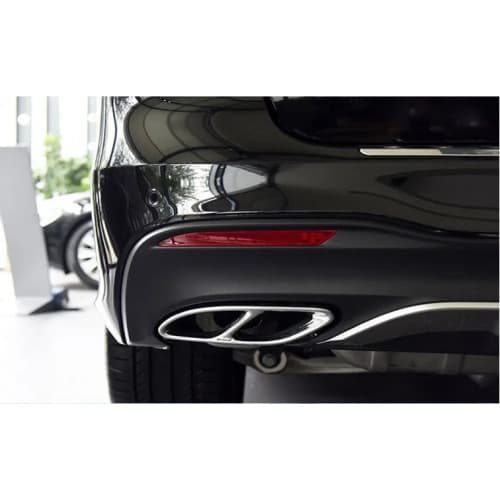 Ornament de toba compatibil Mercedes Clasa C W205 S205 pachet AMG  -Argintiu Cod:TYH117SL 2