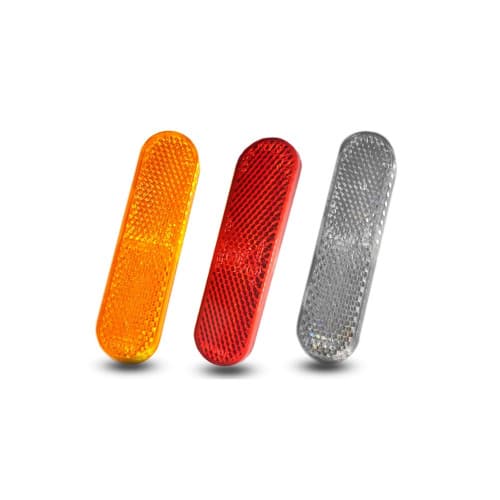 Set dreptunghiuri reflectorizante auto siguranta vizibilitate diverse culori 95x25mm Cod: XT-428 4