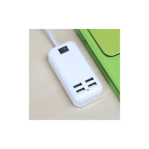 Incarcator retea cu 4 porturi  USB  2A ,15W MIV 2