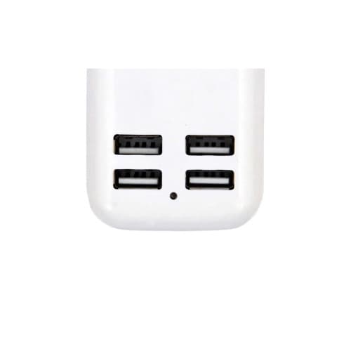 Incarcator retea cu 4 porturi  USB  2A ,15W MIV 3