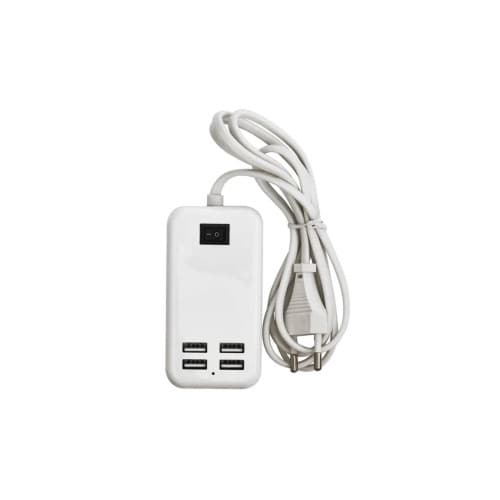 Incarcator retea cu 4 porturi  USB  2A ,15W MIV 4