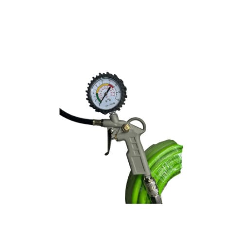 Furtun vulcanizare 15m cu pistol si manometru  Verde Cod: AH-15C 4