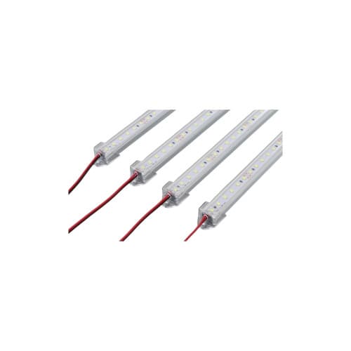 Banda led rigida 5630 korea chip cu profil 886AL 1m  12V  lumina Rosie 6000k 18W  Cod: ALSZ05R 2