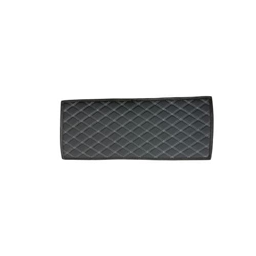 Covoras tunel imitatie piele negru cusatura gri 25x60cm