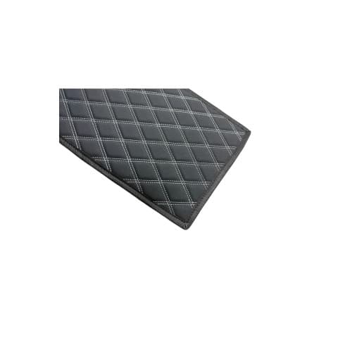 Covoras tunel imitatie piele negru cusatura gri 25x60cm 2