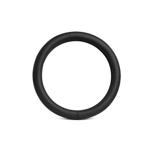 Husa volan imitatie piele cu gaurele marime 4XL negru diametru 50cm Cod: A122