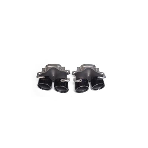 Ornament de toba compatibil Mercedes Clasa E W213  pachet AMG - Negru Cod:TYE53BL