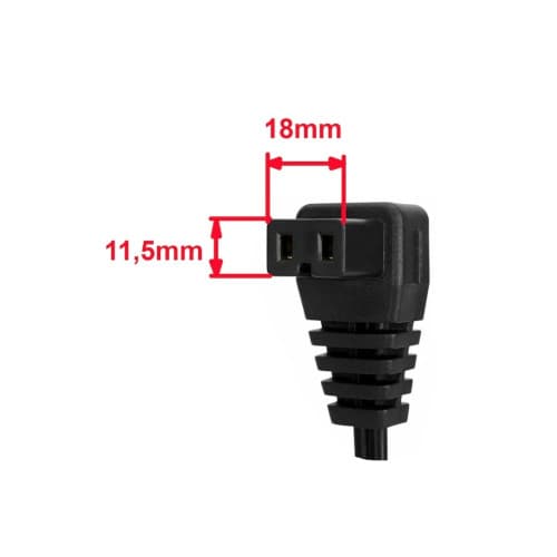 Cablu alimentare frigider auto, 2m, conector tip "Cygaro", 12/24V 4