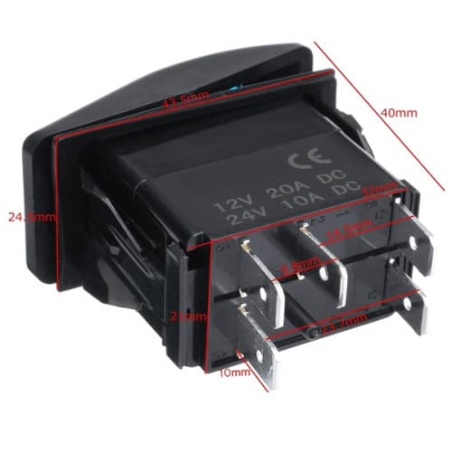 Intrerupator J12 - REAR DIFFERENTIAL LOCK 2
