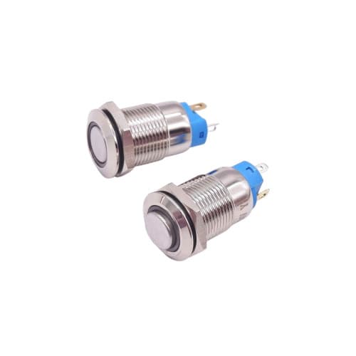 Buton din aluminiu 12V ,12mm Cod: TLB93A 2
