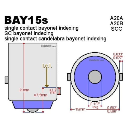 Set LED 78 SMD BAY15S - MODUL AMERICA 4