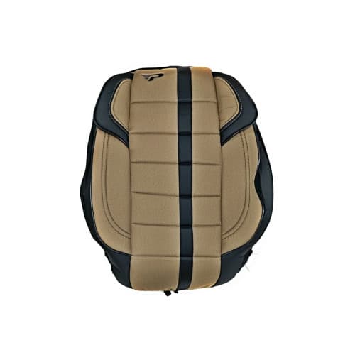 Huse scaune auto universale premium Panda Uludag cu bancheta spate fractionata bej negru 3