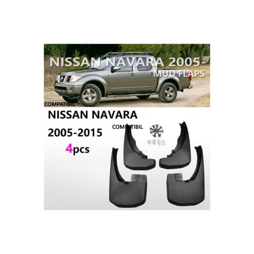 Aparatori noroi compatibile Nissan Navara 2005-2015 Cod: MUD1138-CH4 2