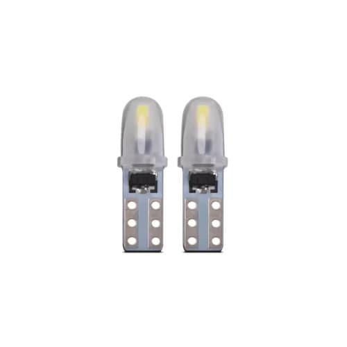 Set 2 becuri T5 LED 2SMD 3014 12V CANBUS nonpolar – Alb, Rosu sau Albastru Cod: JSUN31/32/33