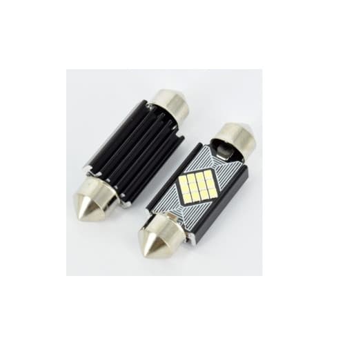 Bec auto Led Sofit 11X31,2016 cu 9 SMD, Alb,12V,canbus( pret pe set )Cod:JSUN27